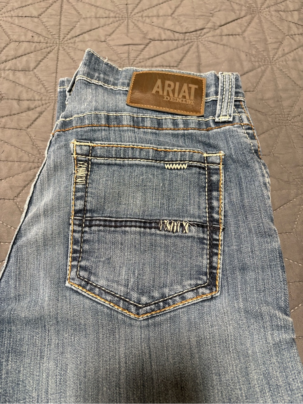 Ariat 29 x 34 Men's Medium Light Blue Bootcut Jeans